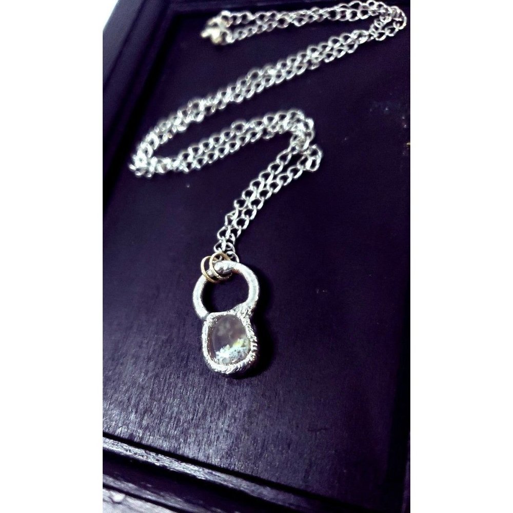 Moss Agate Necklace View 3